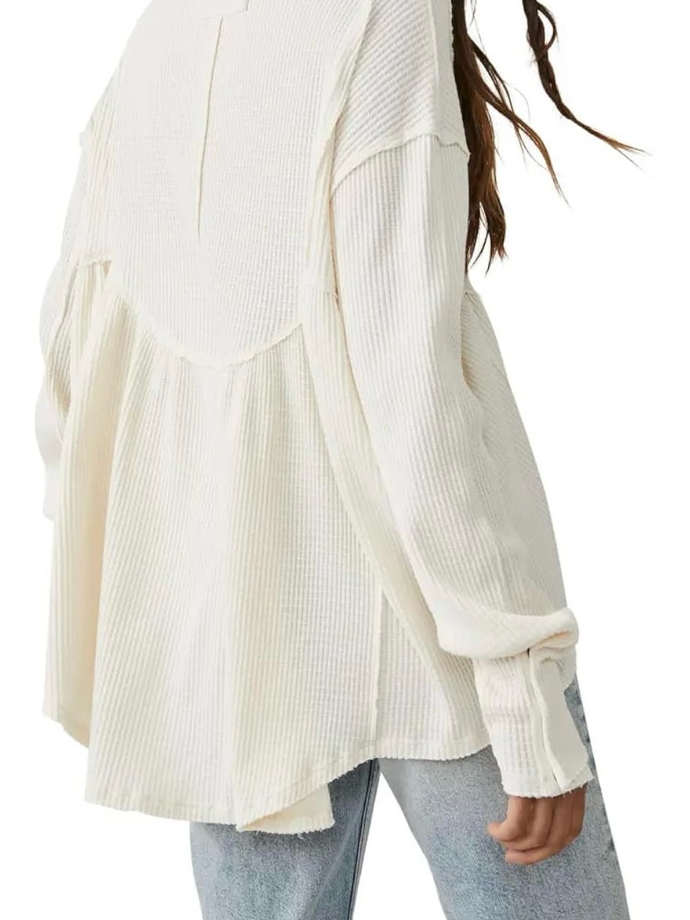 Free People We the Free Oh My Babydoll Thermal Top - Picture 2 of 8